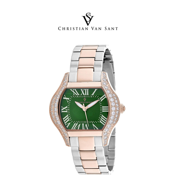 Christian Van Sant Women's Bianca Green Dial Watch  product image