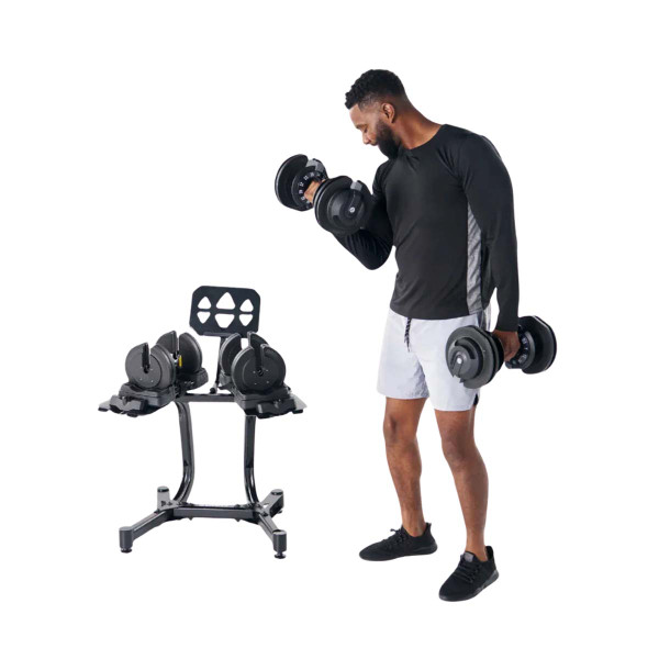 Echelon Strength Adjustable Dumbbells with Stand product image