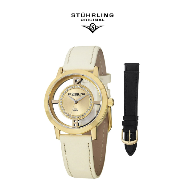 Stuhrling Women's Winchester Gold Dial Watch product image