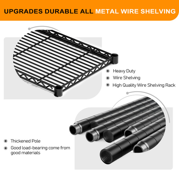 5-Tier Steel Shelving Unit  product image