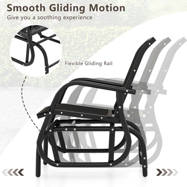 Outdoor Glider Rocking Chair (- or 2-Pack) product image