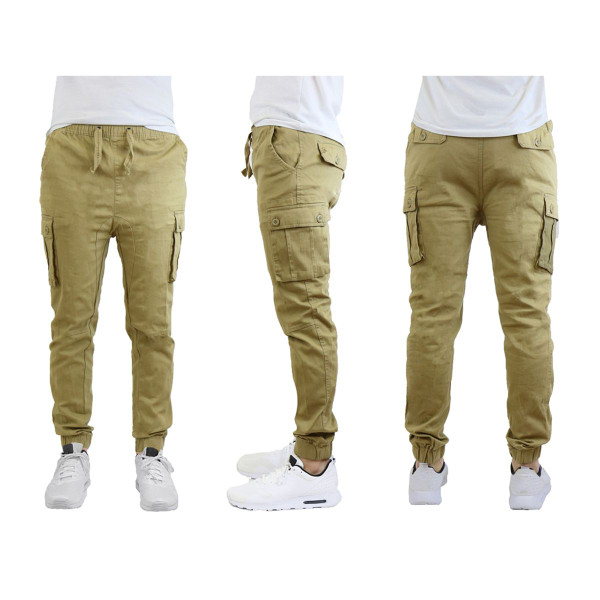 Men's Stretch Fit Cotton Cargo Joggers product image