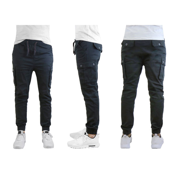 Men's Stretch Fit Cotton Cargo Joggers product image