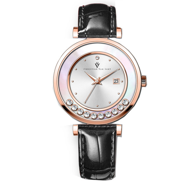 Christian Van Sant Women's Bria Silver Dial Watch product image