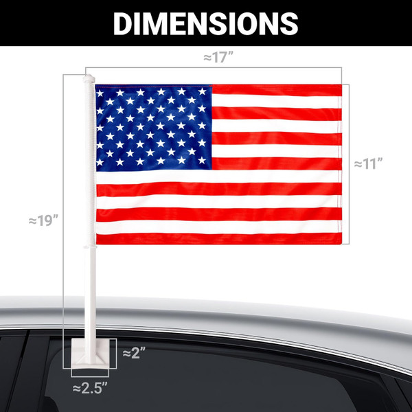 USA Car Flags (2-Pack) product image