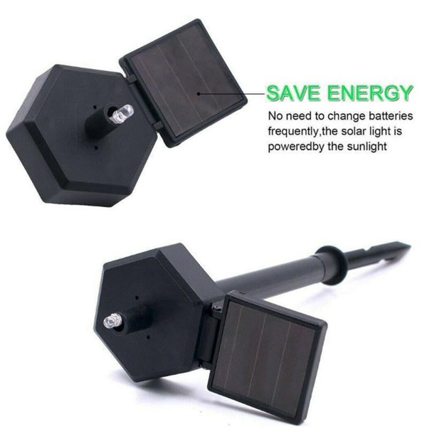 Owl-Shaped Solar Garden Stake Light product image