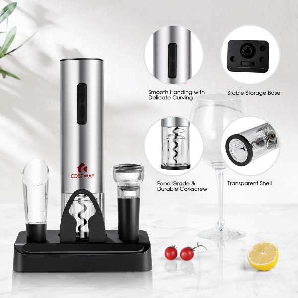 6 in 1 Electric Wine Bottle Opener Set product image