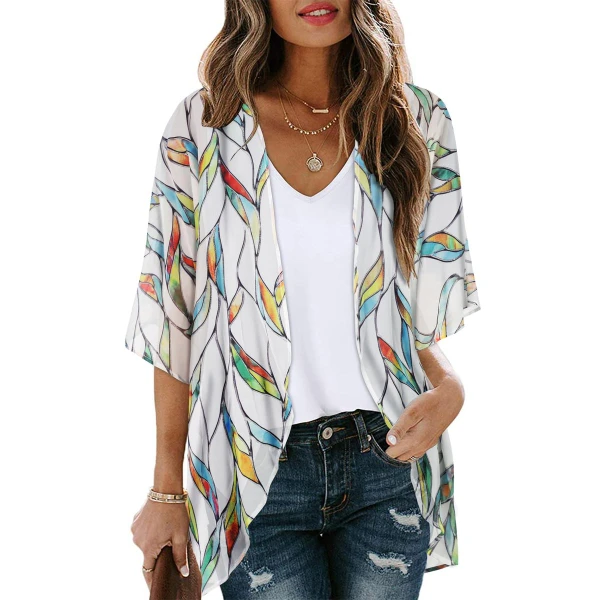 Women's Lightweight Chiffon Kimono Cardigan product image
