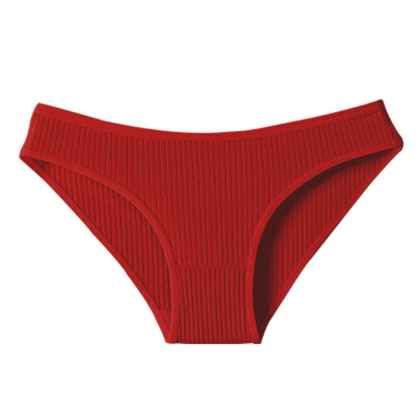 Women's Ribbed Low-Rise Underwear (6-Pack） product image