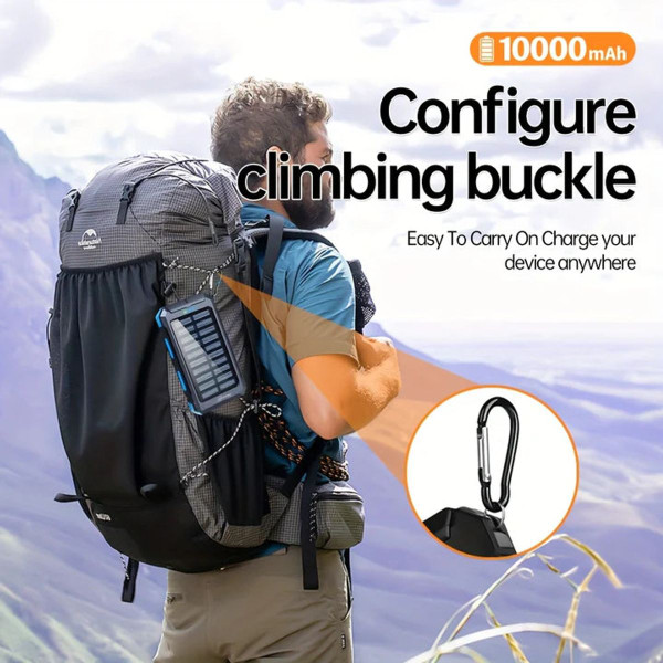 10,000mAh Solar Charger Dual USB + Type‑C/Micro USB Ports (2‑Pack ) product image