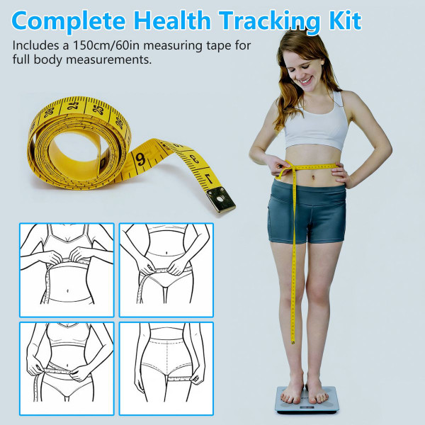 Smart Digital Body Weight Scale with Full Composition Analysis product image