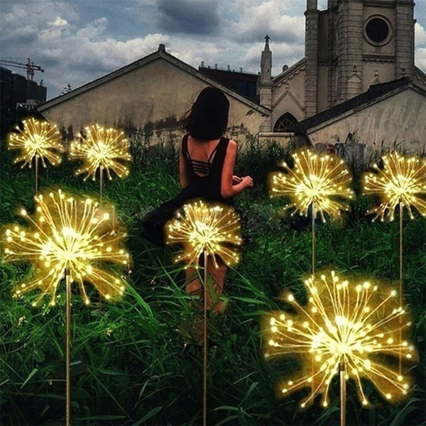 Solar Powered Firework Stake Light product image