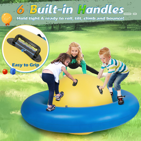 7.5 FT Inflatable Dome Rocking Bouncer with 6 Handles  product image