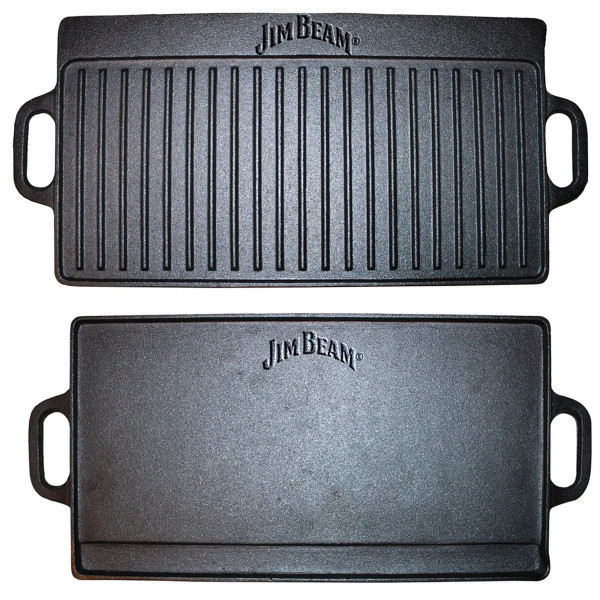 Jim Beam Cast Iron Reversible Grill/Griddle product image