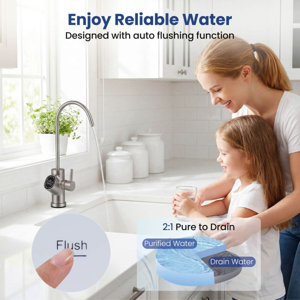 Tankless Under-Sink RO System with 8-Stage Filtration (600/800 GPD) product image
