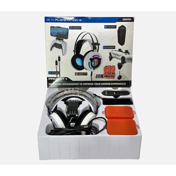 Bionik Pro Kit+ For PS5 PlayStation 5 with 2x Quickshot Pro product image