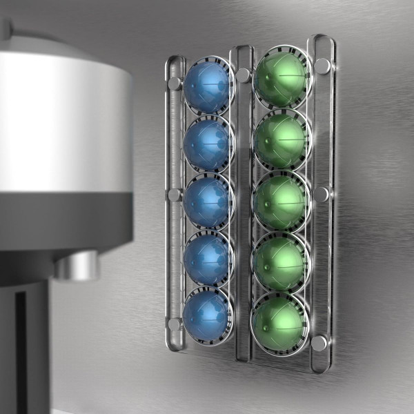 Magnetic 10 Pod Storage Organizer Rack Mount product image
