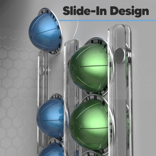 Magnetic 10 Pod Storage Organizer Rack Mount product image