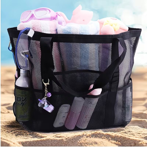 Large Mesh Beach Tote Bag product image