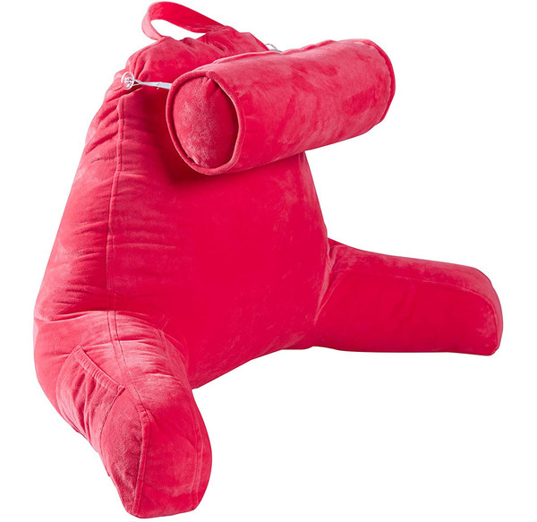 Memory Foam Filled Backrest Pillow With Detachable Cervical Bolster product image