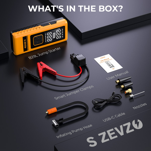 8800mAh Car Jump Starter with Air Compressor product image