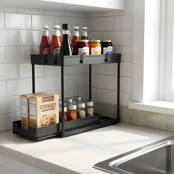 Store & Slide All-Purpose Shelf Organizer product image