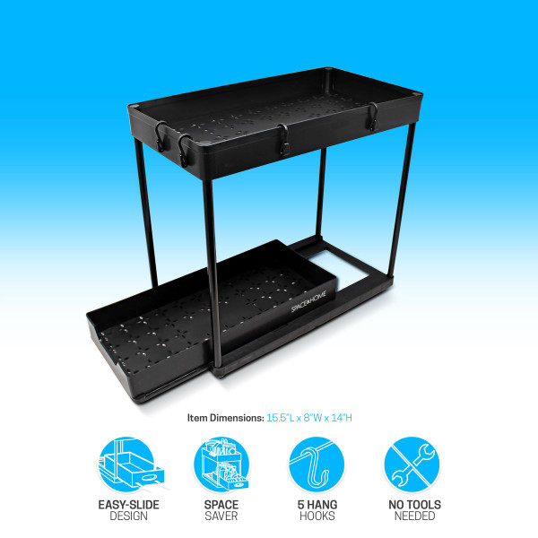 Store & Slide All-Purpose Shelf Organizer product image