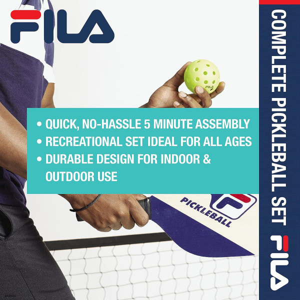 FILA Accessories Pickleball Net Set with Paddles and Balls  product image