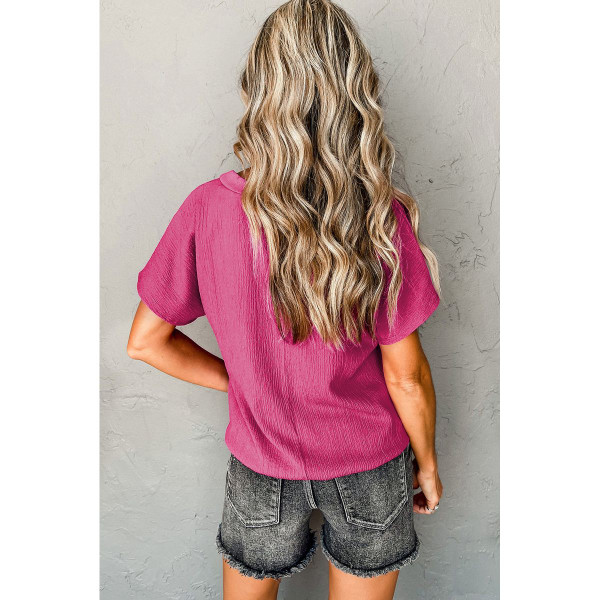 Emerson Crinkled V Neck Wide Sleeve T-Shirt product image