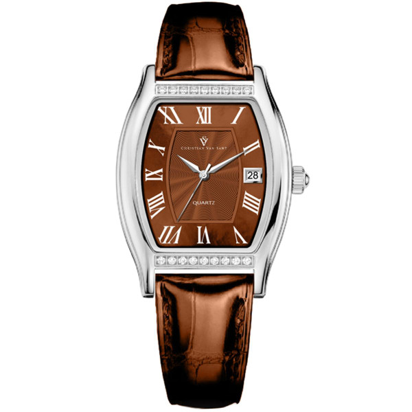 Christian Van Sant Women's Gemma Brown Dial Watch product image