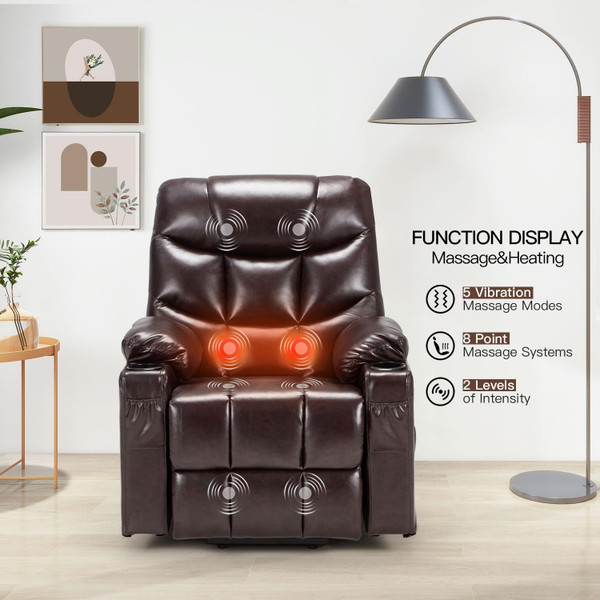  Power Lift Recliner with Heated Vibration Massage product image