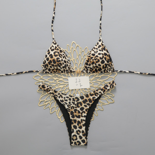 Women's Printed Triangle Bikini product image