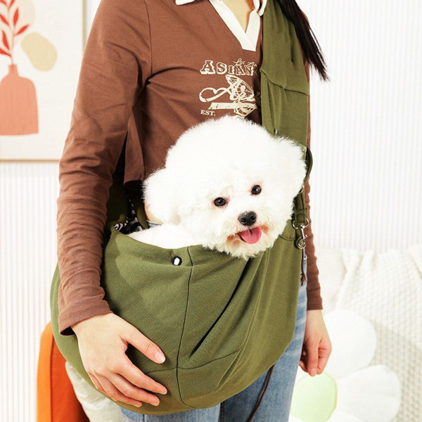 Reversible Canvas Pet Sling Carrier product image