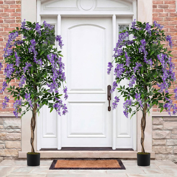 Artificial Wisteria Tree (1- or 2-Pack) product image