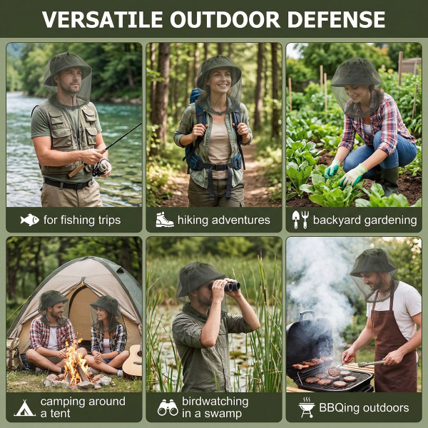 Adjustable Bug Head Net (2-Pack) product image