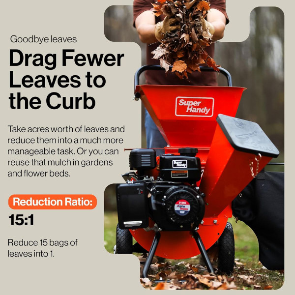 SuperHandy Wood Chipper/ Shredder / Mulcher product image