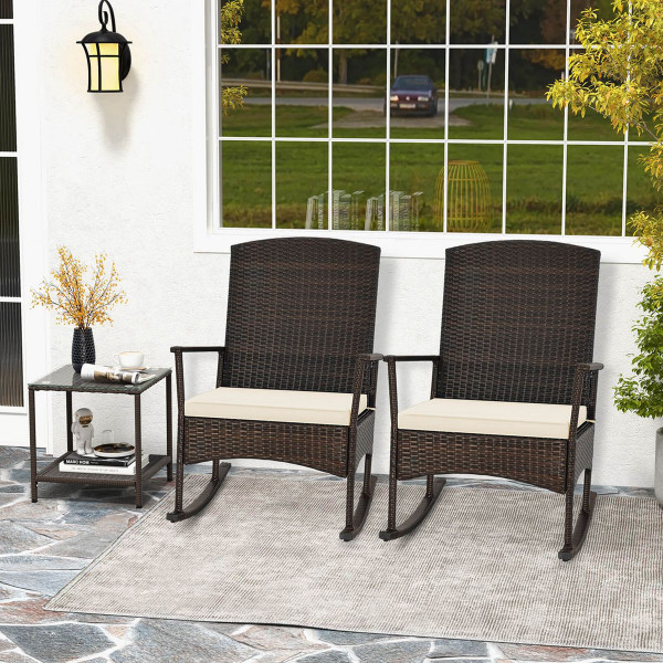 Wicker Patio Rocking Set (3-Pieces) product image