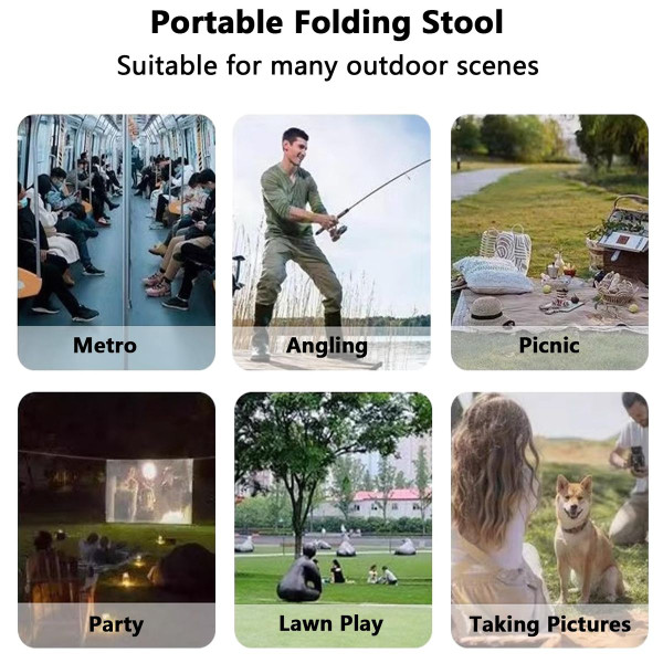Ultra-Compact Folding Camping Stool product image