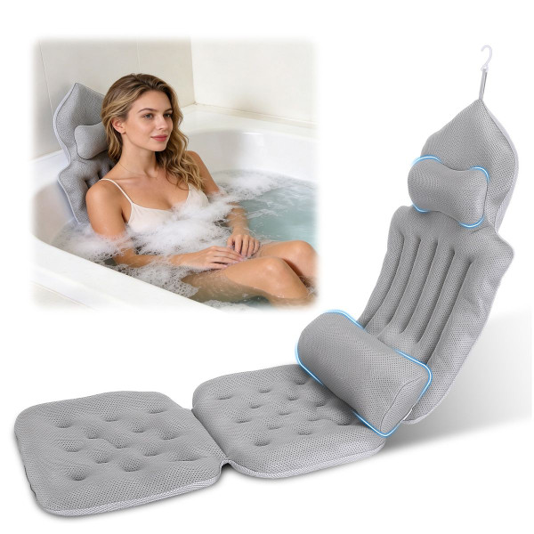 Full Body Bathtub Pillow with Headrest & Lumbar Support product image