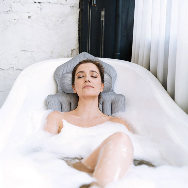 Full Body Bathtub Pillow with Headrest & Lumbar Support product image