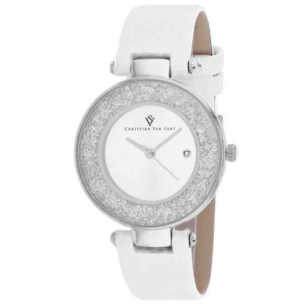 Christian Van Sant Women's Dazzle Silver Dial Watch product image