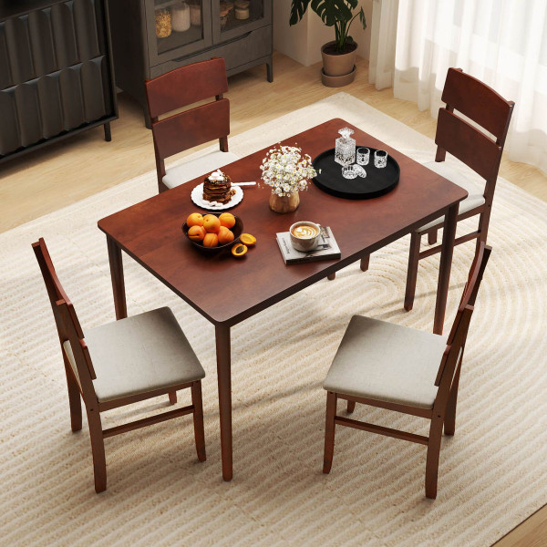 Upholstered Dining Table Set (5 Pieces) product image