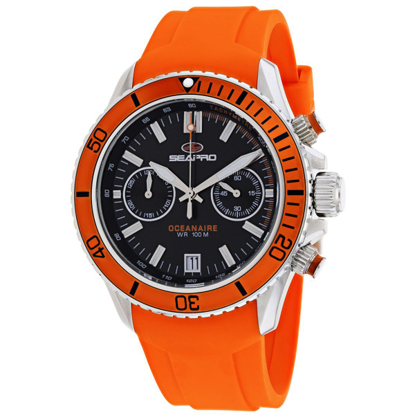 Seapro Men's Thrash Black Dial Watch product image