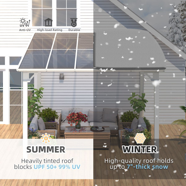  10’ x 10' Outdoor Patio Lean to Gazebo Awnings product image