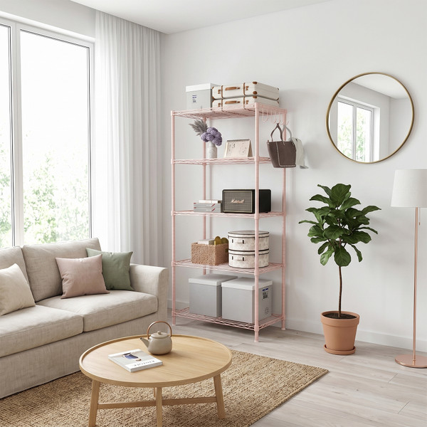 5-Tier Iron Shelving Unit  product image