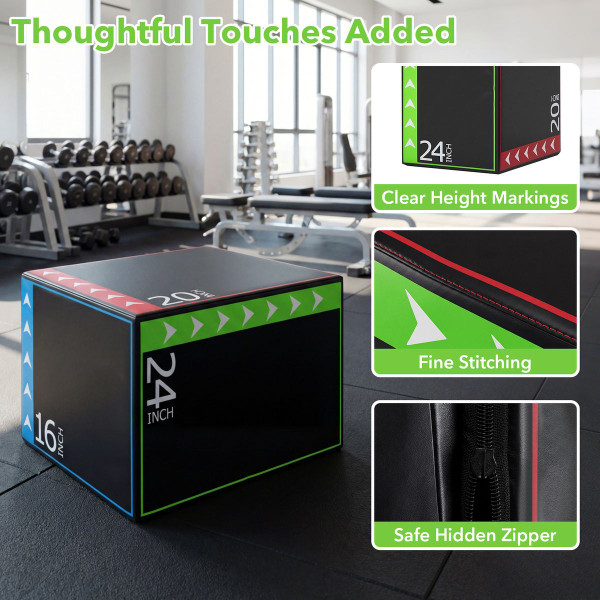 3-in-1 Soft Plyometric Jump Box product image