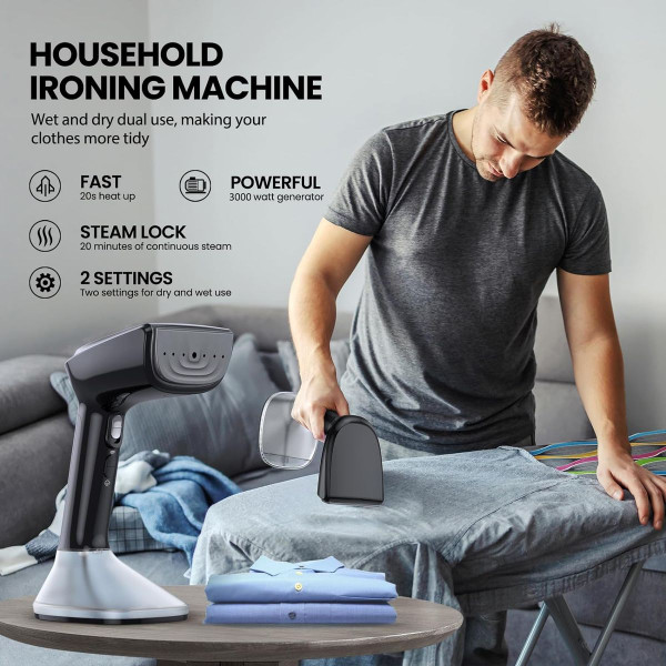 Chrinomee 3000W Handheld Steamer with 2 Modes product image