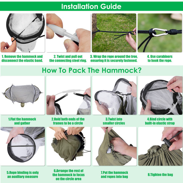 Portable Camping Hammock with Mosquito Net product image