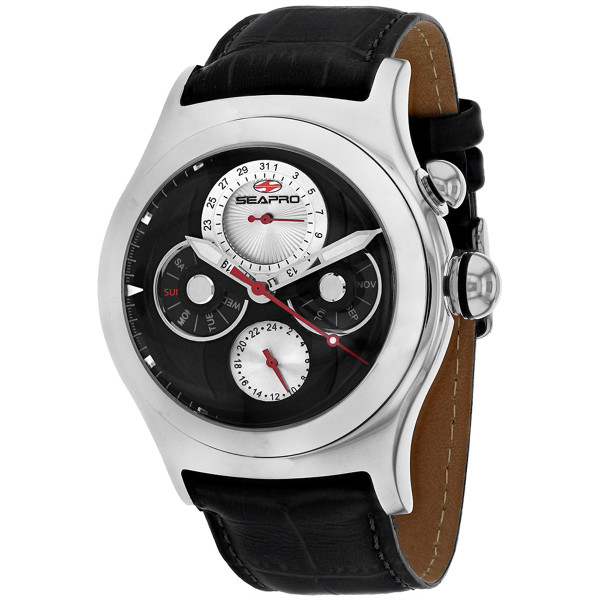 Seapro Men's Chronoscope Black Dial Watch product image