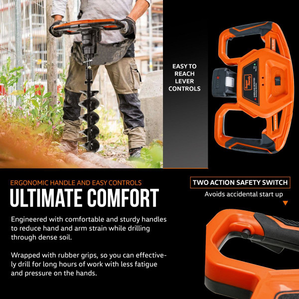 SuperHandy Electric Earth Auger and Drill Bit (Upgraded) product image